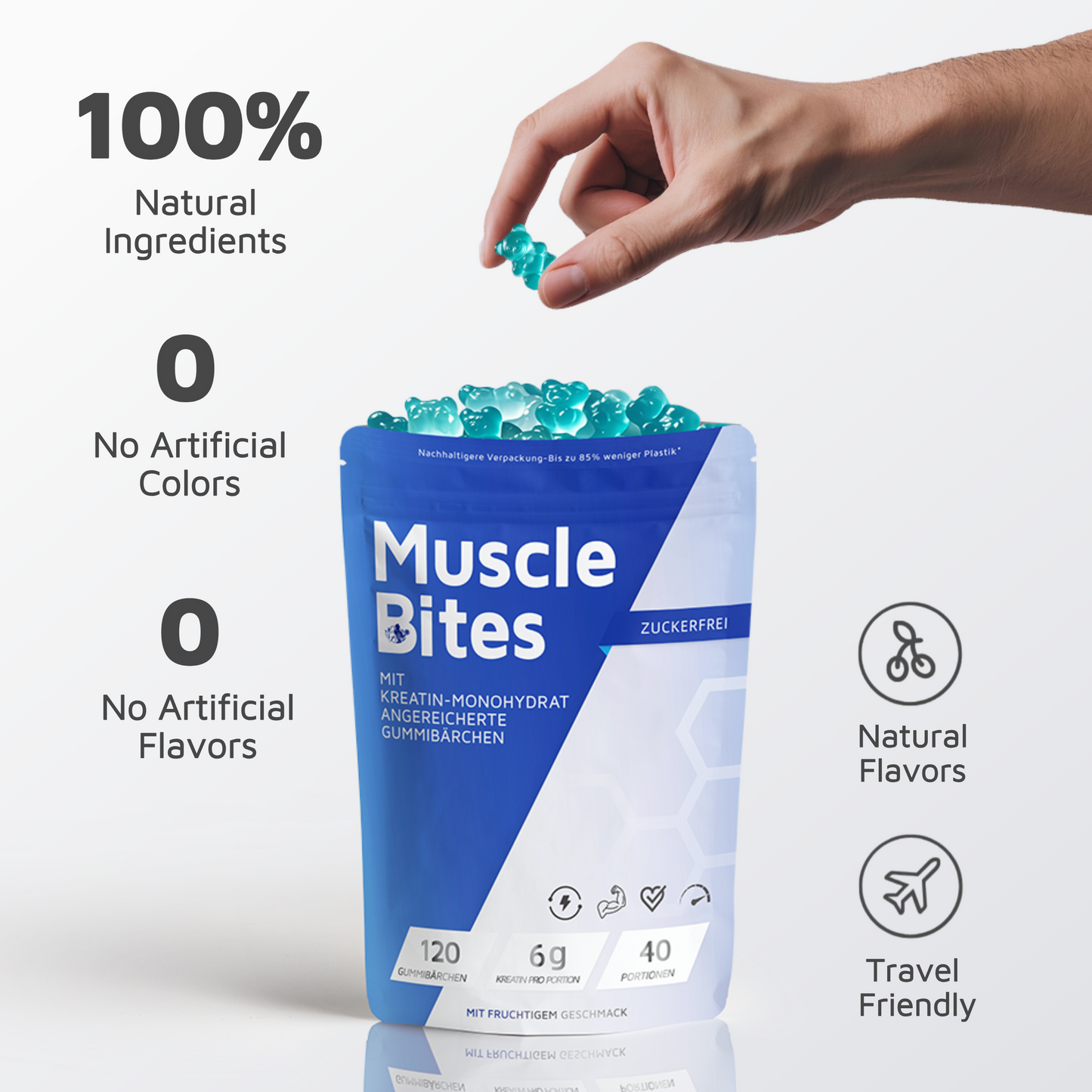 MuscleBites Creatine Gummies